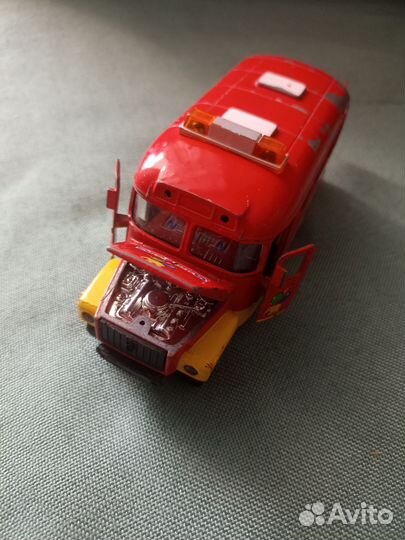 Инерционная машинка автобус