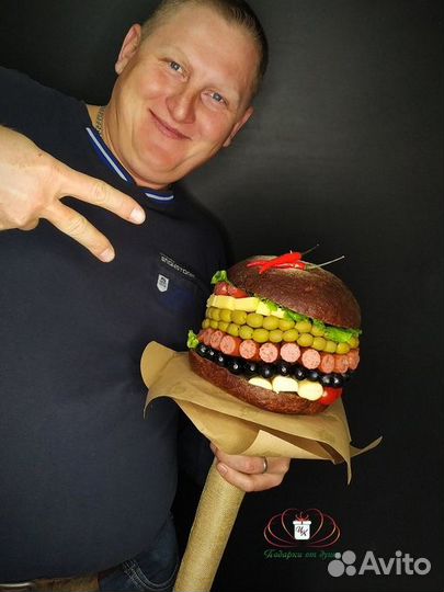 Мужской букет, съедобный букет