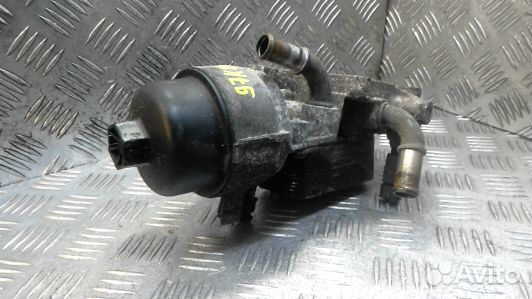 Корпус масляного фильтра дизельный peugeot 407 (97