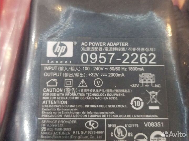 Блок питания принтера HP