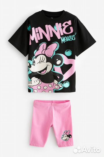 Zara футболка и велосипедки 98-110-116-122