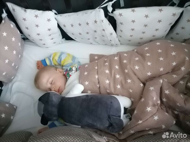 Бортики кокон Пастельное белье