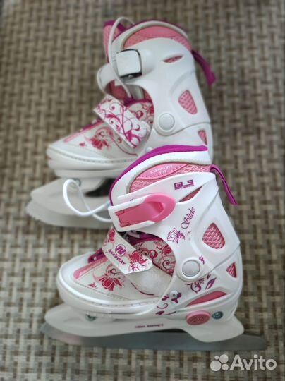 Коньки детские раздвижные 30-33