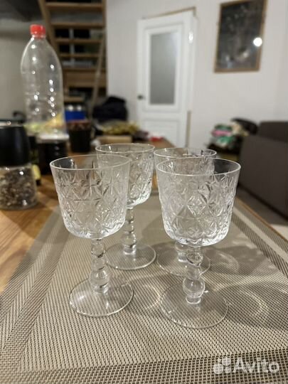 Хрустальные рюмки на ножке СССР