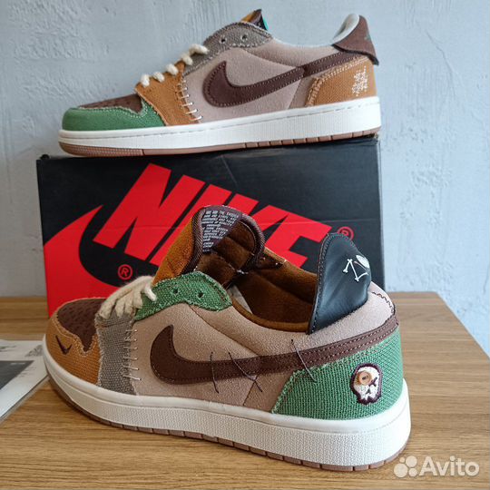 Кроссовки Nike Air Jordan 1 Low voodoo zion