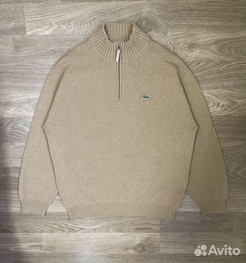 Кофта lacoste 1/4 зип vintage оригинал