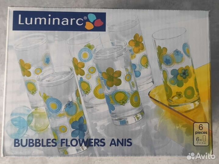 Продается новый набор стаканов Luminarc 6 штук
