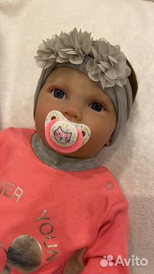 Кукла реборн реалистичный младенец 60 см