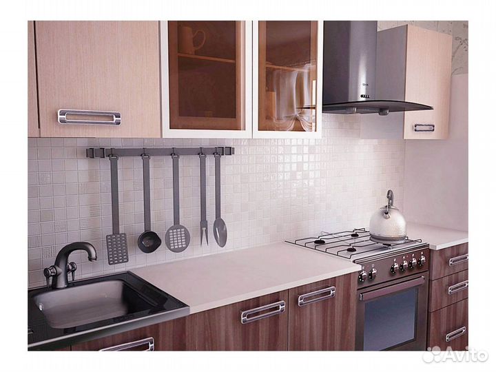 Кухня (2,0м) лдсп белый/дуб атланта/ясень шимо