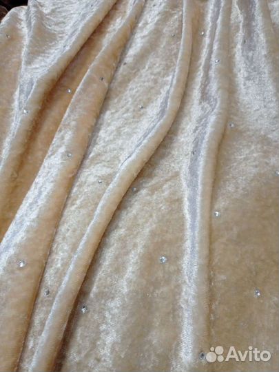 Бархатные двойные шторы,сваровски на 2 окна италия