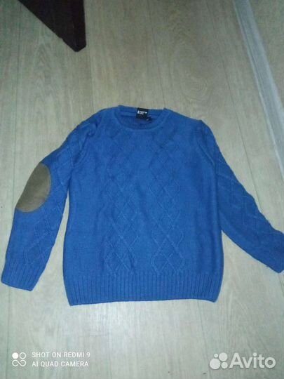 Джинсы утепленные и свитер 128