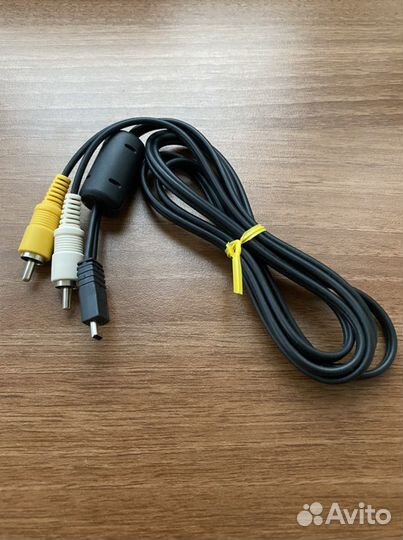 AV кабель для фотоаппаратов Sony, Nikon, Fujifilm