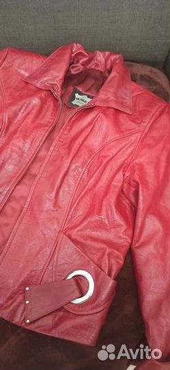 Куртка кожаная женская 46 48