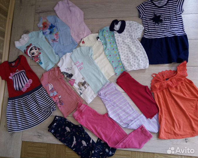 Пакет вещей на девочку 4-6 лет