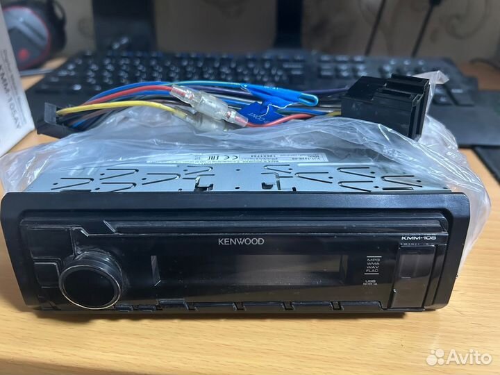 Магнитола kenwood KMM-105AY