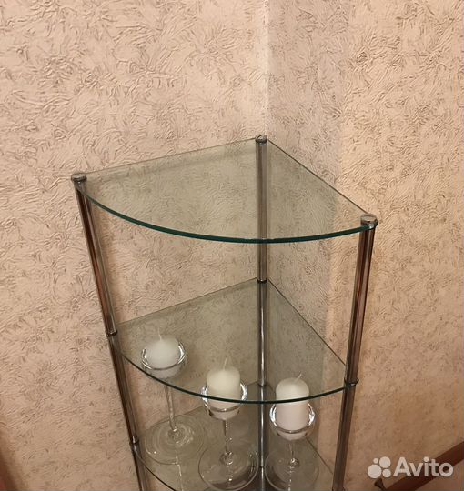 Стеклянная тумба