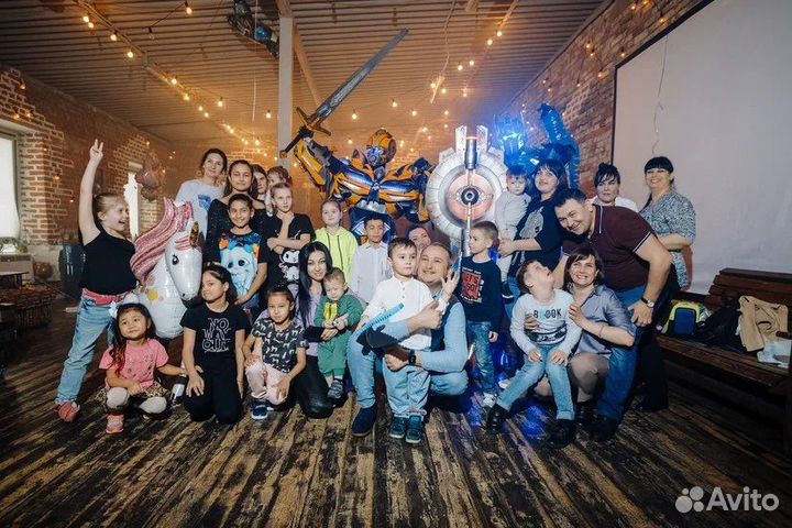 Шоу трансформеров на детский и взрослый праздник