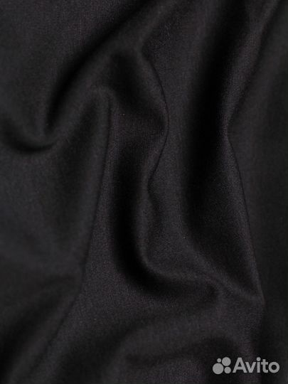 Трикотажная ткань стрейч джерси однотонный.Чёрный