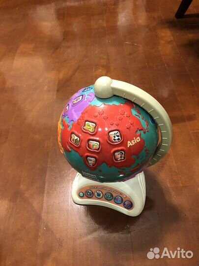 Детский глобус со звуками зверей