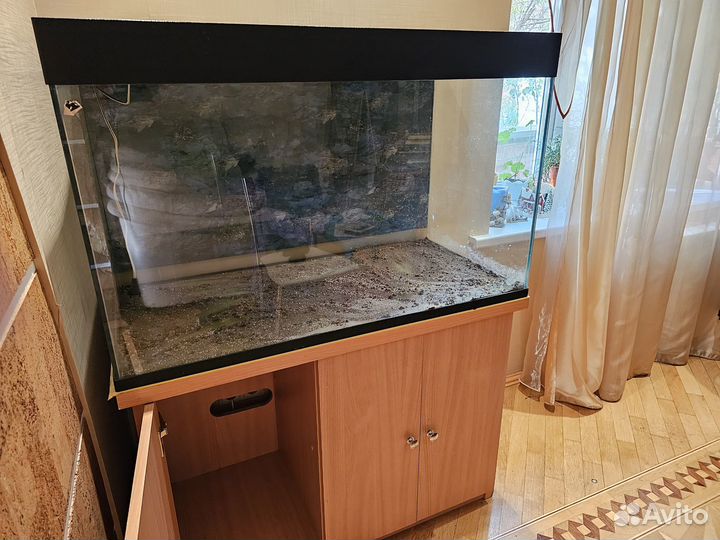 Аквариум 270литров с усиленной тумбой в комплекте