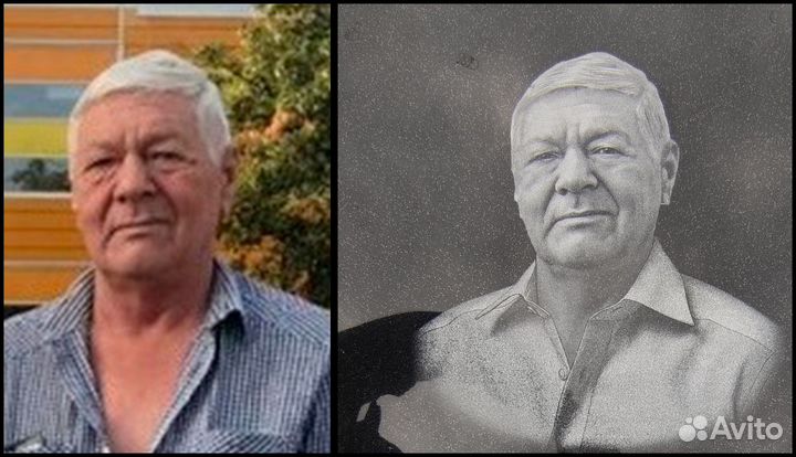 Ретушь фото на памятник