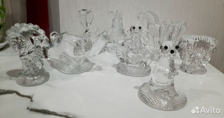 Хрустальные статуэтки