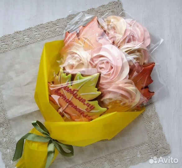 Букет из пряников, сладкий букет на 1 сентября