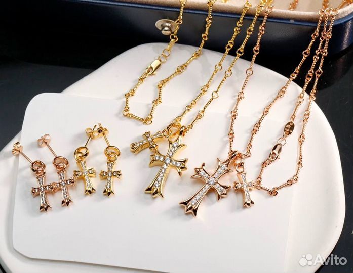 Колье Chrome Hearts