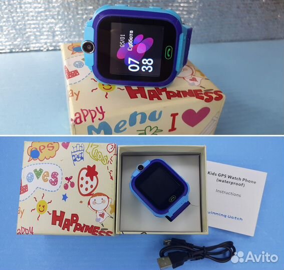 Детские Gps Часы Kid Swimmer Родительский контроль