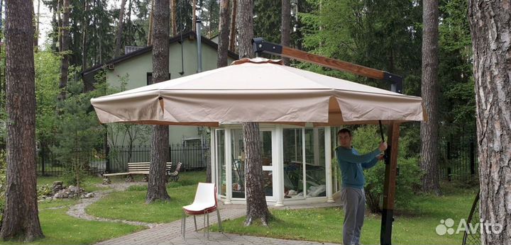 Усиленные уличные зонты для кафе от производителя