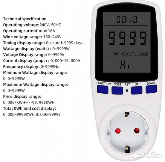 Цифровой ваттметр