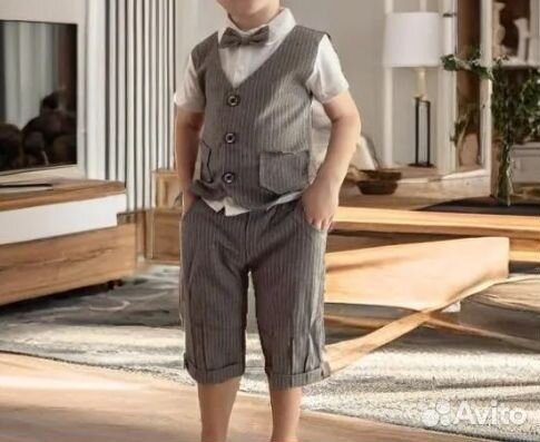 Костюм нарядный с бабочкой 98 104