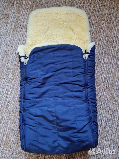 Конверт в коляску зимний из шерсти ягненка Medisa