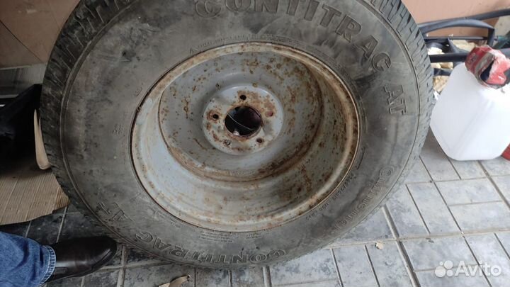 Continental Conti Trac AT 255/75 R17 на диске