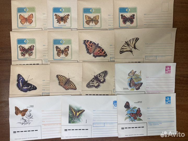Почтовые конверты СССР фауна животные