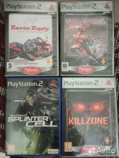 Диски для Sony PS2 лицензия