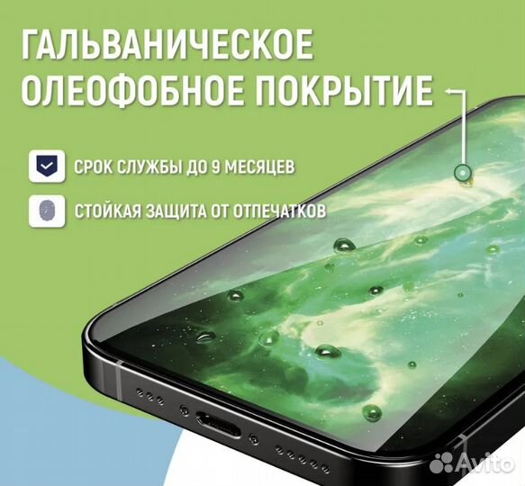 Защитное противоударное стекло iPhone 12 Mini