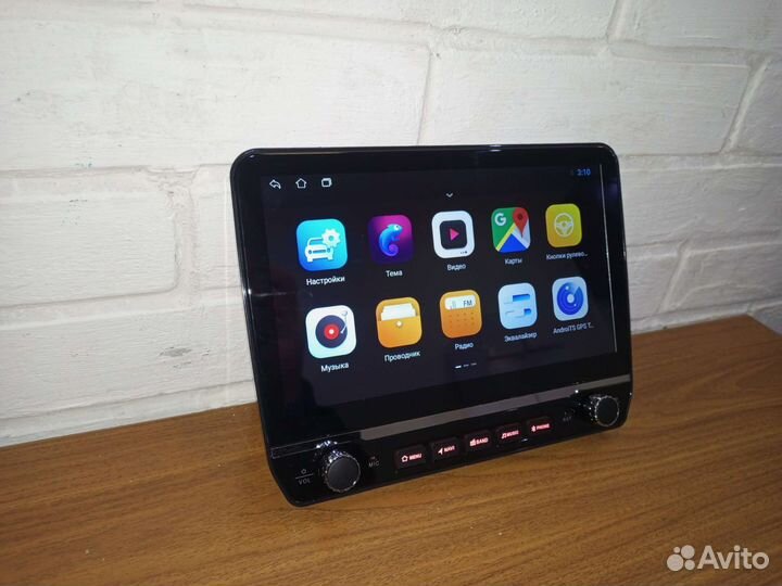 Магнитола универсальная на android IPS экран