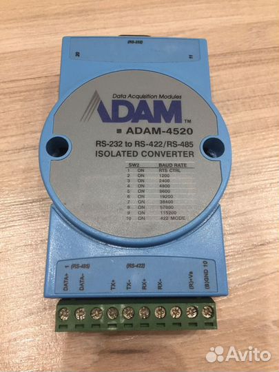 Adam-4017+ Б\У рабочий; Adam-4520 Б\У рабочий