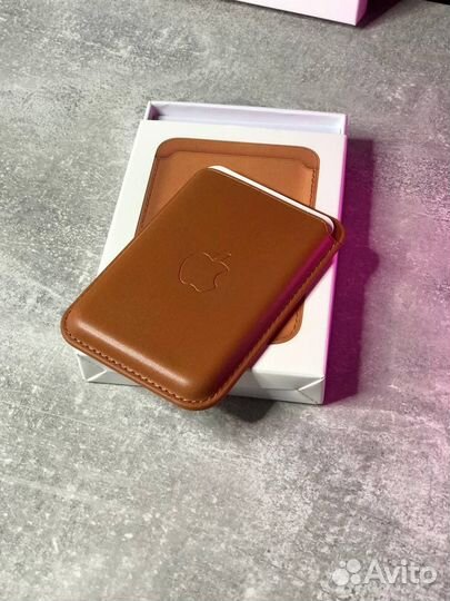 Apple leather wallet