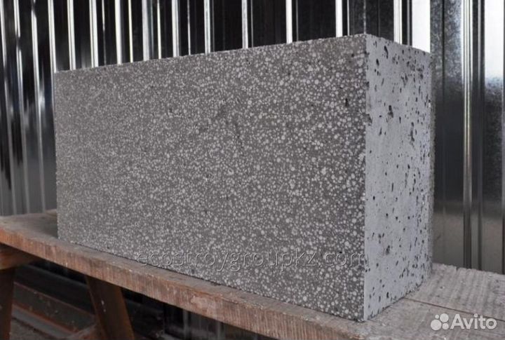 Полистиролбетонный блок Д400 и Д500 без предоплаты