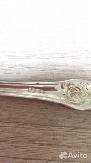 Ложки десертные мельхиоровые по 6 штук