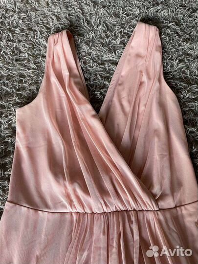 Платье розовое воздушное