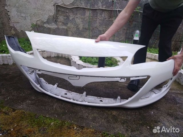 Бампер передний opel astra j