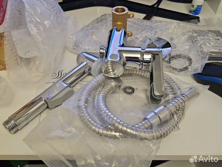 Смеситель для биде Rossinka Silvermix