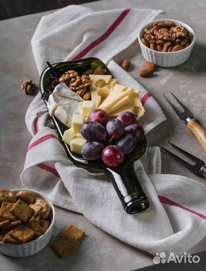 Тарелка бутылка