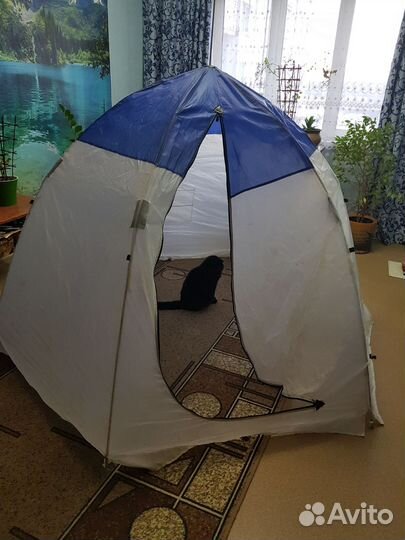 Палатка для зимней рыбалки зонт 2 местная