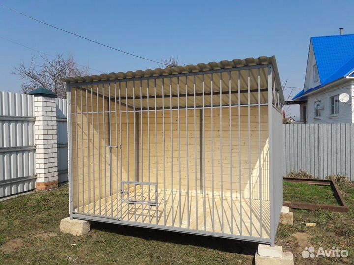 Уличный вольер для собак. Размер 2х3. Клин