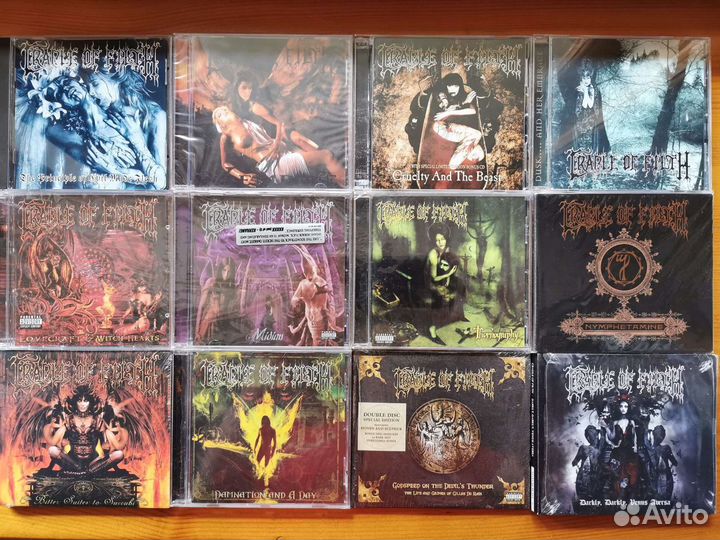 Cd диски Cradle of filth импорт