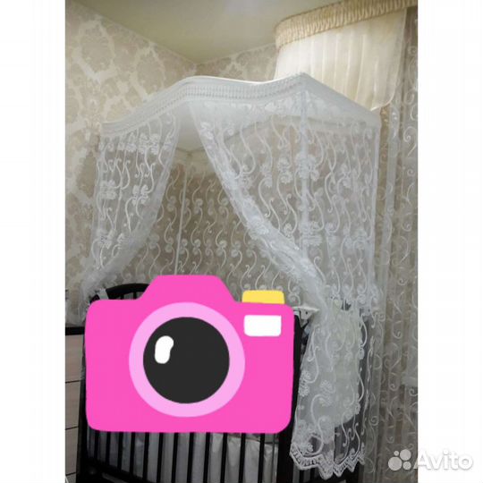 Бортики в кроватку, балдахин